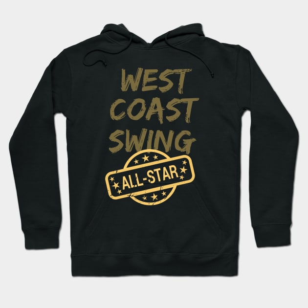 west coast swing all star Hoodie by echopark12